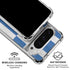 Greece Flag Distressed Google Pixel 10 Pro Clear Case
